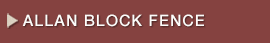 Allan Block Fence